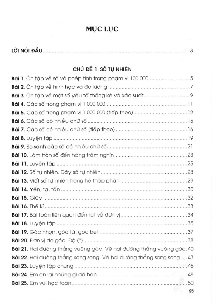 HƯỚNG DẪN GIẢI BÀI TẬP TOÁN LỚP 4 - TẬP 1 (Bám sát SGK Cánh Diều)